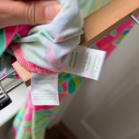 LILLY PULITZER Royal Lime Georgia May palazzo pant XXS - Picture 7 of 7